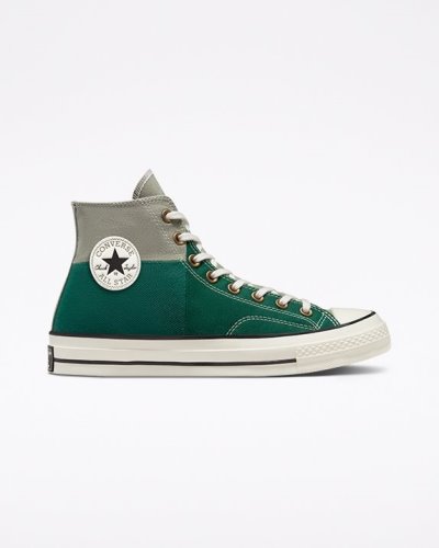 Tenis Converse Chuck 70 Colourblocked Mujer Verde Oliva Claro | 1MhA0W