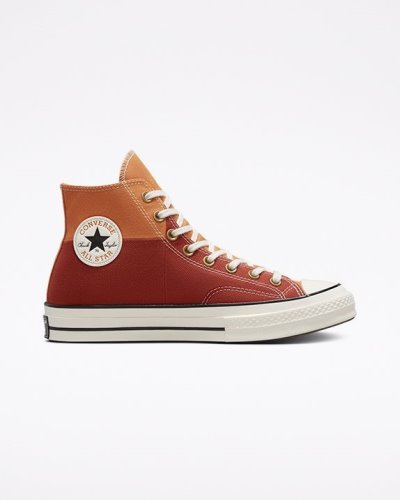 Tenis Converse Chuck 70 Colourblocked Hombre Naranjas Oscuro | 5TR9zy