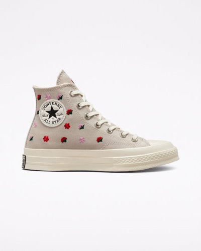Tenis Converse Chuck 70 Festival Broderie Mujer Beige | mJik5a