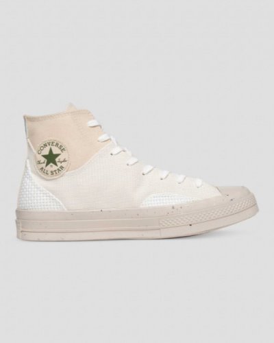 Tenis Converse Chuck 70 Lona & Knit Mujer Beige | baYzto