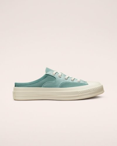 Tenis Converse Chuck 70 Mule Crafted Lona Slip Hombre Turquesa | KjqkCz