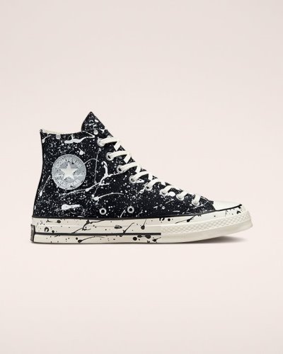 Tenis Converse Chuck 70 Paint Splatter Hombre Negros | lGhjNO