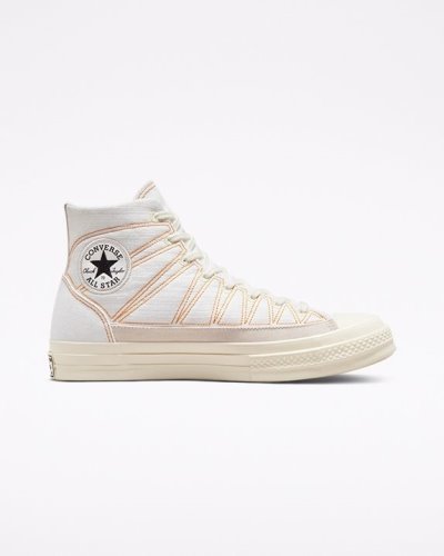 Tenis Converse Chuck 70 Senderismo Stitched Mujer Blancos | NEQ9XA