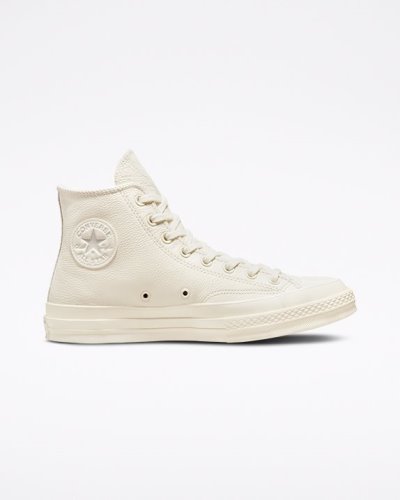 Tenis Converse Chuck 70 Tonal Cuero Mujer Blancos | CfaLai