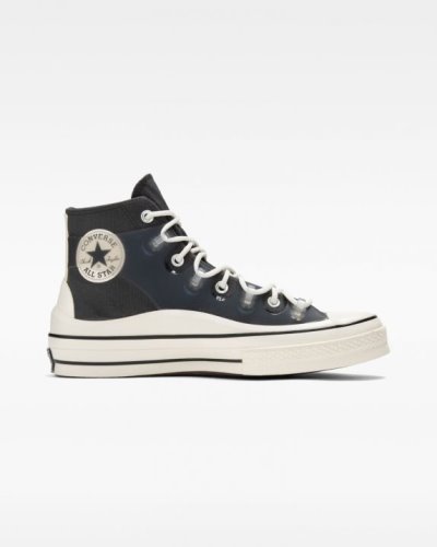 Tenis Converse Chuck 70 Utility Lona Mujer Grises Oscuro | dtTpob
