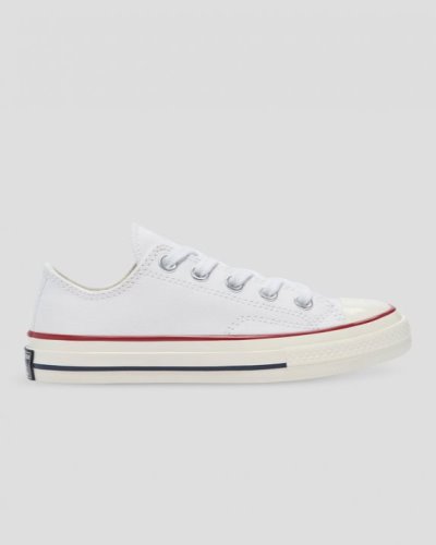 Tenis Converse Chuck 70 Vintage Lona Junior Niños Blancos | 4sdSAO