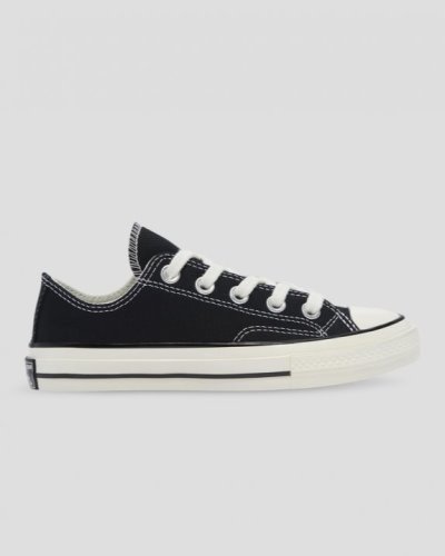 Tenis Converse Chuck 70 Vintage Lona Junior Niños Negros | xHPsB8