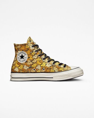 Tenis Converse X Peanuts Chuck 70 Mujer Amarillos | QuwdP7