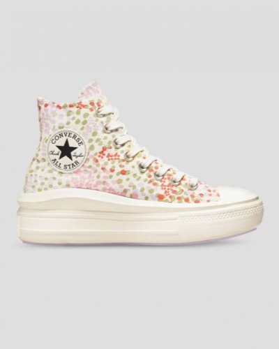 Tenis Converse Chuck Taylor All Star Move Things To Grow Mujer White/Multicolor | 0VRXCO