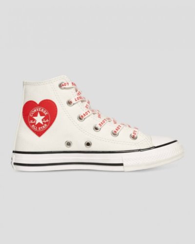 Tenis Converse Chuck Taylor All Star Crafted With Love Junior Niños Blancos | 3o2QDR