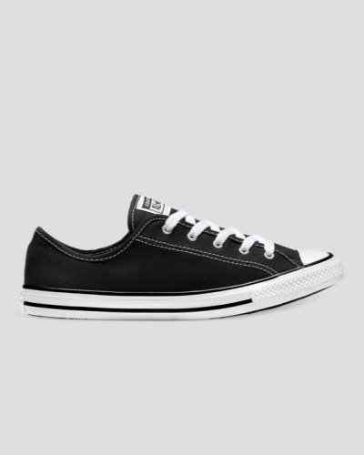 Tenis Converse Chuck Taylor All Star Dainty Basic Lona Mujer Negros | 5Q3fRI