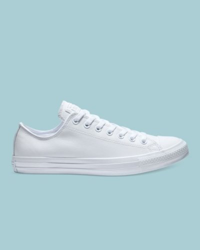 Tenis Converse Chuck Taylor All Star Cuero Mujer Blancos | BjHBks