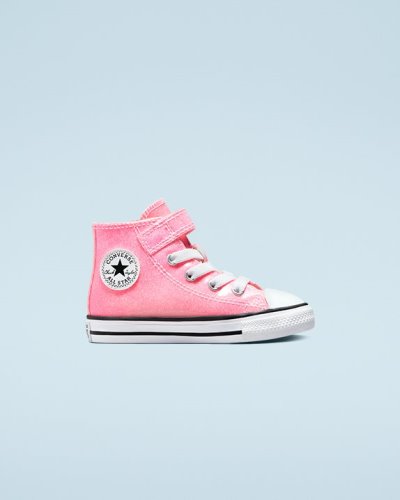 Tenis Converse Chuck Taylor All Star Sun Kissed Glitter 1V Toddler Niños Rosas | Cuc7cs