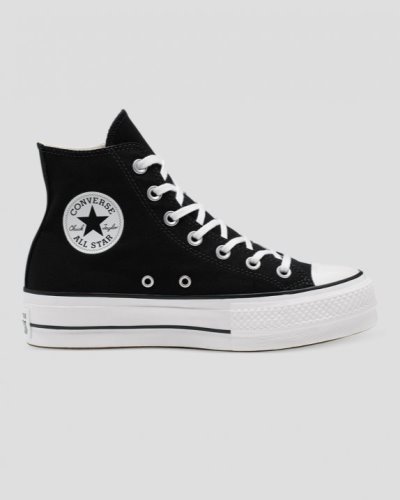 Tenis Converse Chuck Taylor All Star Lona Lift Mujer Negros | F1PVmj