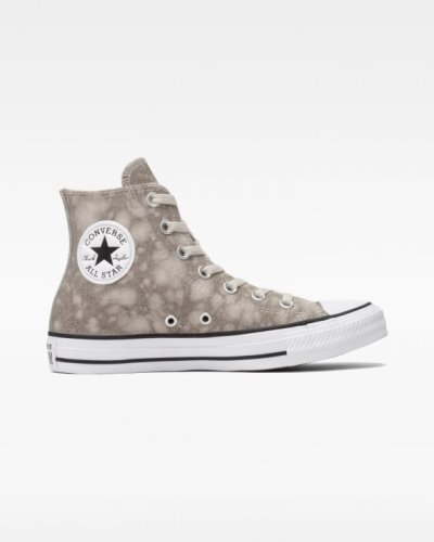 Tenis Converse Chuck Taylor All Star Distressed Cuero Hombre Grises Claro | I6vBO5