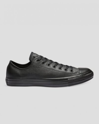 Tenis Converse Chuck Taylor All Star Cuero Hombre Negros | IgqMIO