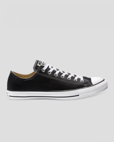 Tenis Converse Chuck Taylor All Star Cuero Hombre Negros | LedOEL