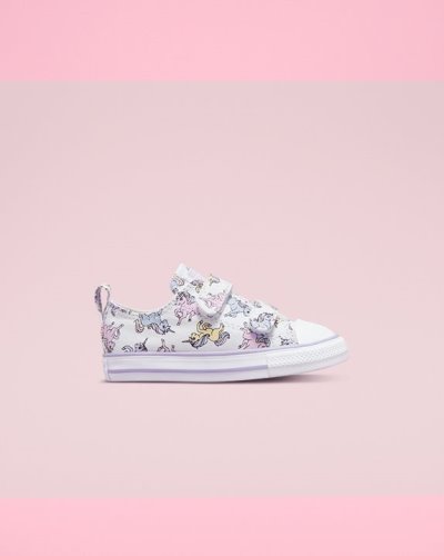 Tenis Converse Chuck Taylor All Star 2V Unicorns Toddler Niños Blancos | Nos3bg