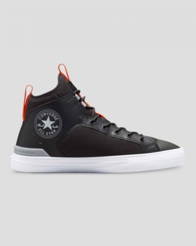 Tenis Converse Chuck Taylor All Star Ultra Cuero & Mesh Mujer Grises Oscuro | OHCkWM