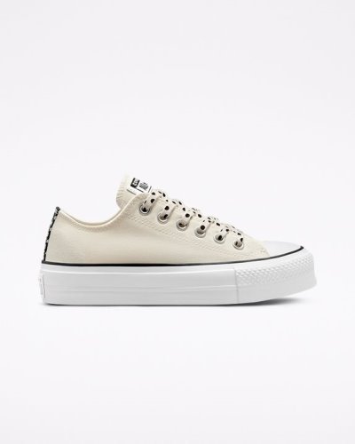 Tenis Converse Chuck Taylor All Star Lift Polka Dot Mujer Blancos | PFBQnA