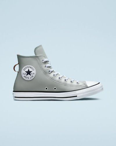 Tenis Converse Chuck Taylor All Star Crafted Faux Cuero Hombre Verdes | VawIEf