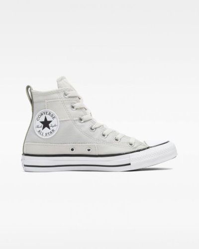 Tenis Converse Chuck Taylor All Star Desert Patchwork Mujer Grises Claro | Xf48Rt
