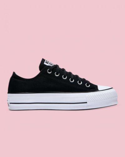 Tenis Converse Chuck Taylor All Star Lona Lift Mujer Negros | Y8tUXM