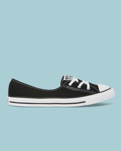 Tenis Converse Chuck Taylor All Star Dainty Ballet Encaje Slip Mujer Negros | ehkyx2