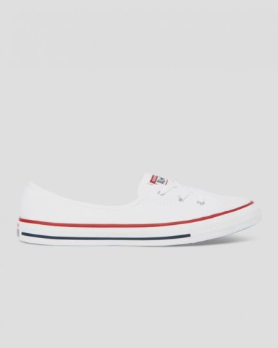 Tenis Converse Chuck Taylor All Star Dainty Ballet Encaje Slip Mujer Blancos | n4xPRq