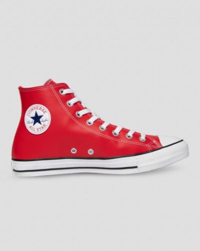 Tenis Converse Chuck Taylor All Star Faux Cuero Mujer Rojos | tLZDH0