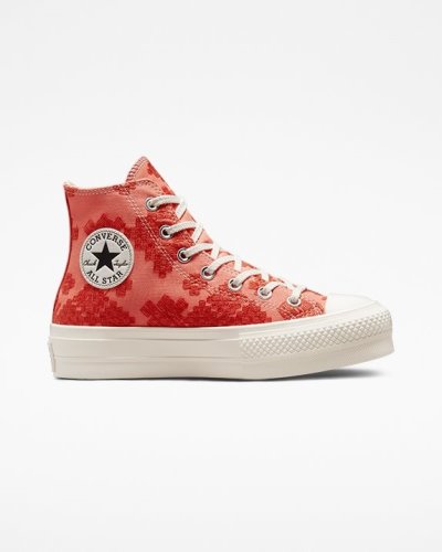 Tenis Converse Chuck Taylor All Star Lift Festival Broderie Mujer Naranjas | u4QsnA