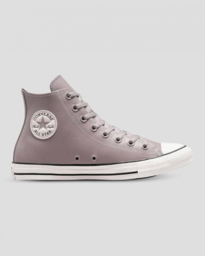 Tenis Converse Chuck Taylor All Star Embossed Cuero Hombre Grises | vlAG0v