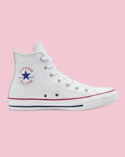 Tenis Converse Chuck Taylor All Star Cuero Hombre Blancos | x78WfN