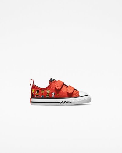 Tenis Converse X Peanuts Chuck Taylor All Star Toddler 2V Niños Rojos | 002gye