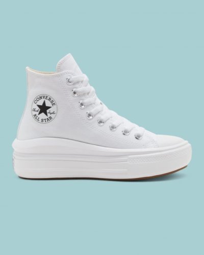 Tenis Converse Chuck Taylor Chuck Taylor Move Plataforma Mujer Blancos | 6FEsy6