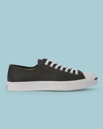 Tenis Converse Jack Purcell Foundational Cuero Hombre Negros | pmVYbc