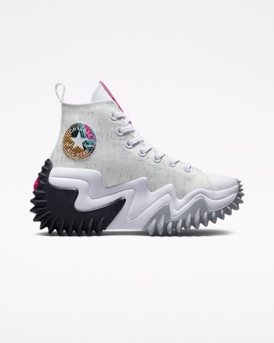 Tenis Converse Run Star Motion Throwback Craft Mujer Blancos | OQk9tR