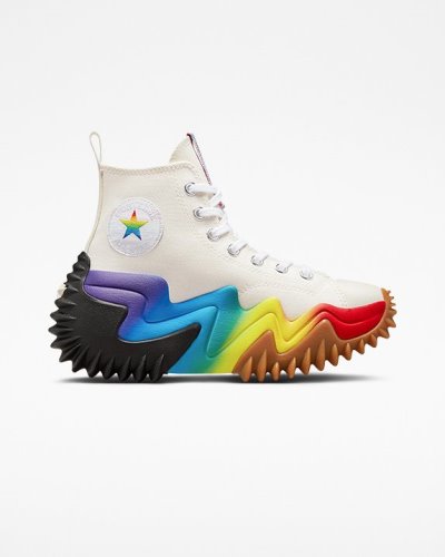 Tenis Converse Run Star Motion Pride Hombre White/Purple/Yellow | UnR5hj