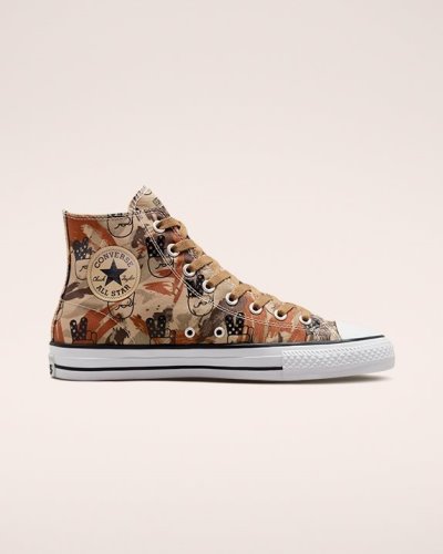 Tenis Converse Skate CONS Chuck Taylor All Star Pro Camo Peace Hombre Marrom | 4M4o1y