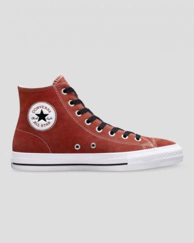 Tenis Converse Skate CONS Chuck Taylor All Star Pro Gamuza Hombre Rojos Oscuro | 5SnTZy