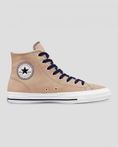 Tenis Converse Skate CONS Chuck Taylor All Star Pro Gamuza Hombre Marrom | tCQBtZ