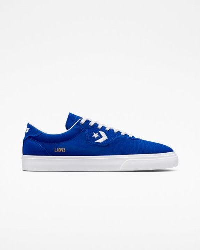 Tenis Converse Skate CONS Louie Lopez Pro Renew Lona Hombre Azules | IJmsix