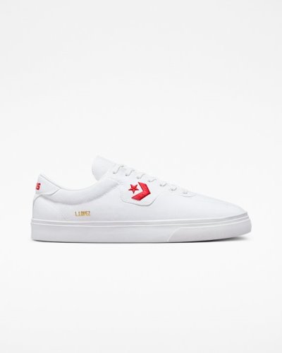 Tenis Converse Skate CONS Louie Lopez Pro Renew Lona Hombre Blancos | fFr7Mm
