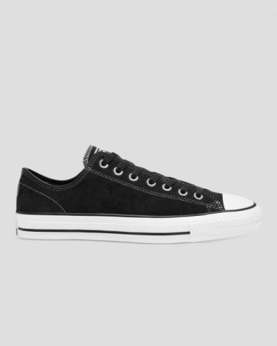 Tenis Converse Skate Chuck Taylor All Star Pro Gamuza Mujer Negros | 1dg509