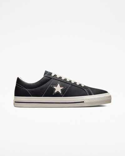 Converse Cuero Mujer Negros Site Oficial - Comprar En Linea